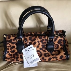 Small Leopard Print Handbag